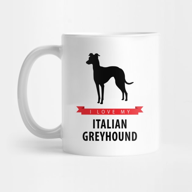 I Love My Italian Greyhound by millersye